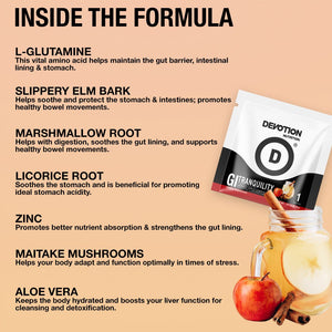 GI Tranquility Gut Health Supplement Infographic