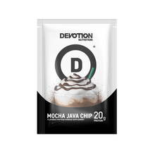 Load image into Gallery viewer, Mocha Java Chip protein powder and pudding mix packet
