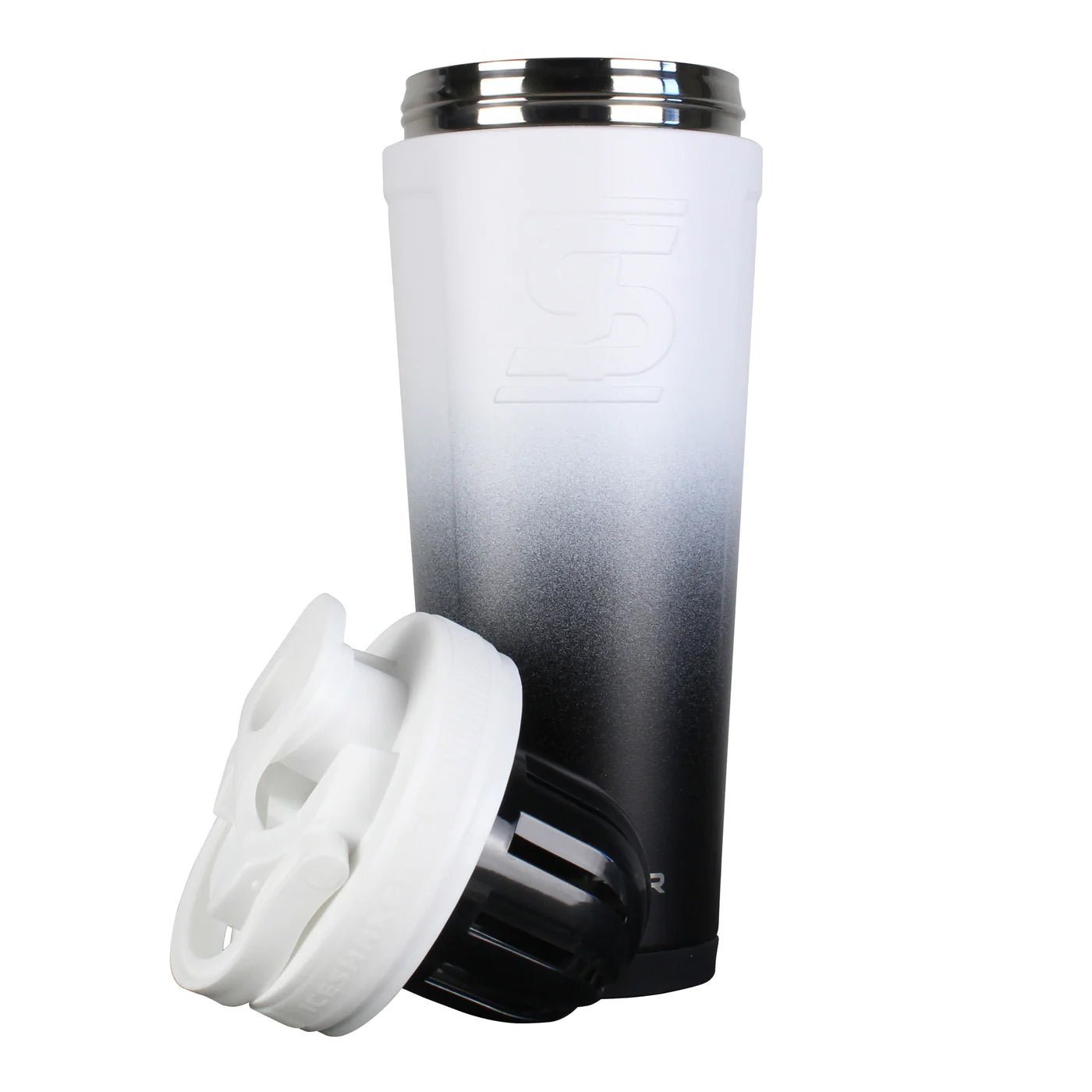 Devotion 36oz Signature Ombre IceShaker XL, Blk/Wh - Devotion Nutrition